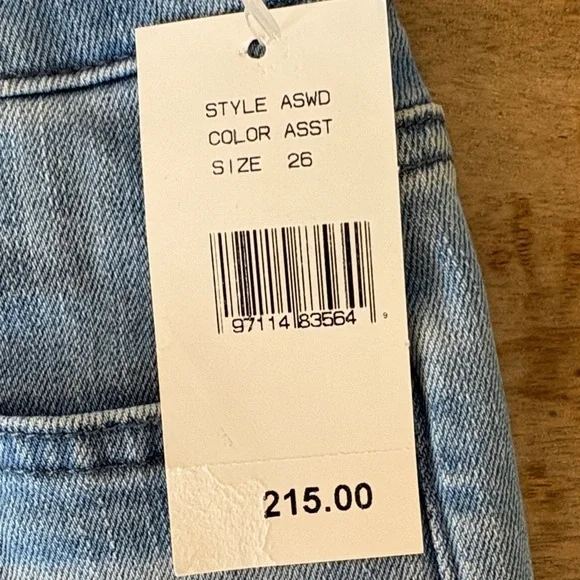 AG Adriano Goldschmied Light Blue High Rise Jeans- Super High-rise Skinny - Picture 2 of 14